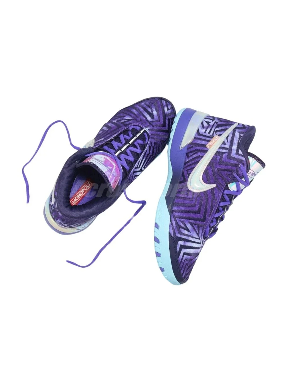 Nike x Monopoly LBJ NXXT Genisus QS EP Persian Violet Men Basketball IB1271-501